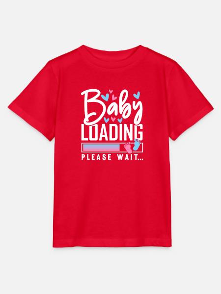Baby Loading Please Wait - Stanley/Stella Kinder T-Shirt MINI CREATOR - Rot