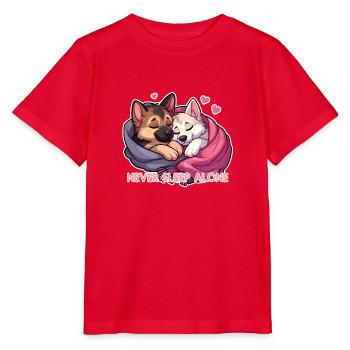 Sleeping Shepherds - Never Sleep Alone - Stanley/Stella MINI CREATOR Kids’ T-Shirt - red - Front - Jaiden (125cm)