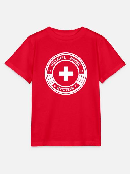 Schweiz - Stanley/Stella Kinder T-Shirt MINI CREATOR - Rot