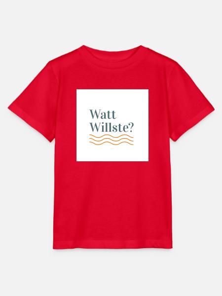 Watt Willste - Stanley/Stella Kinder T-Shirt MINI CREATOR  - Rot