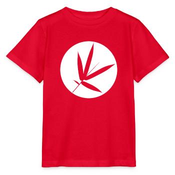 bamboo leaf - Stanley/Stella MINI CREATOR Kids’ T-Shirt - red - Front - Jaiden (125cm)