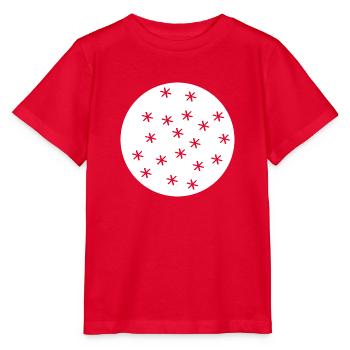 flocons de neige - T-shirt bio MINI CREATOR Stanley/Stella Enfant - rouge - Devant - Jaiden (125cm)