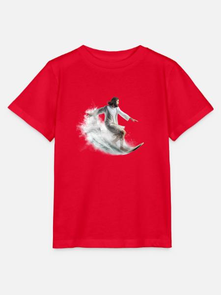 Surf-Gott - Stanley/Stella Kinder T-Shirt MINI CREATOR - Rot