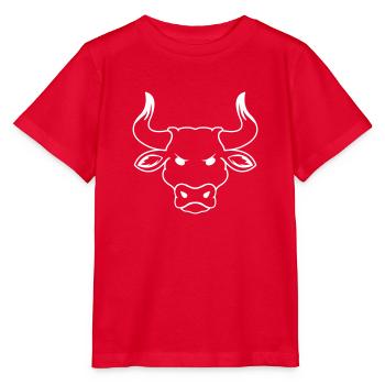 stier - Stanley/Stella Kinder T-Shirt MINI CREATOR  - Rot - Vorne - Jaiden (125cm)