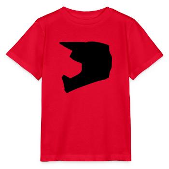 Downhill Helmet - T-shirt bio MINI CREATOR Stanley/Stella Enfant - rouge - Devant - Jaiden (125cm)