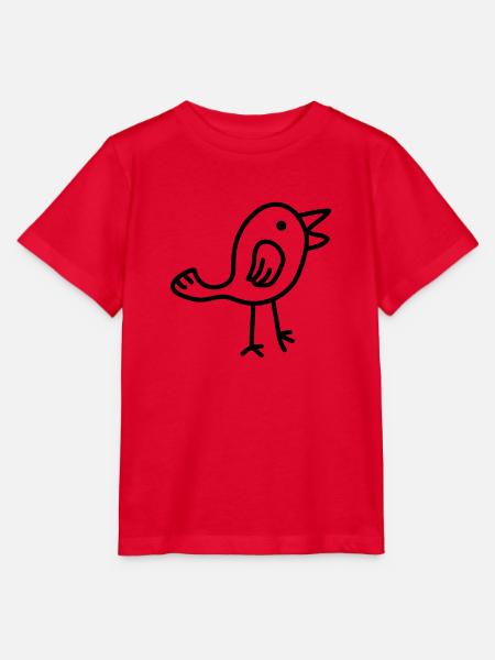 Bird - Stanley/Stella Kinder T-Shirt MINI CREATOR - Rot