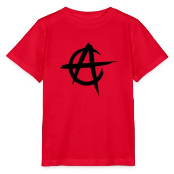 anarcho capitalism vector - T-shirt bio MINI CREATOR Stanley/Stella Enfant - rouge - Devant - Jaiden (125cm)