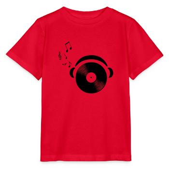 Vinyl DJ - Stanley/Stella Kinder T-Shirt MINI CREATOR  - Rot - Vorne - Jaiden (125cm)