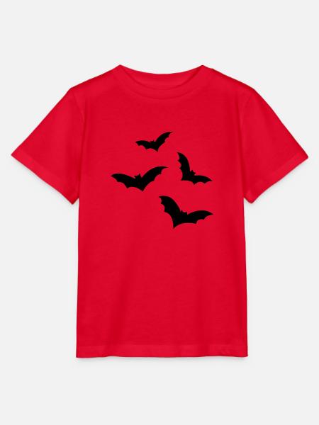 Fledermaus - Stanley/Stella Kinder T-Shirt MINI CREATOR - Rot