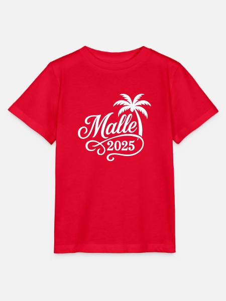 Malle 2025 Mallorca - Stanley/Stella Kinder T-Shirt MINI CREATOR - Rot