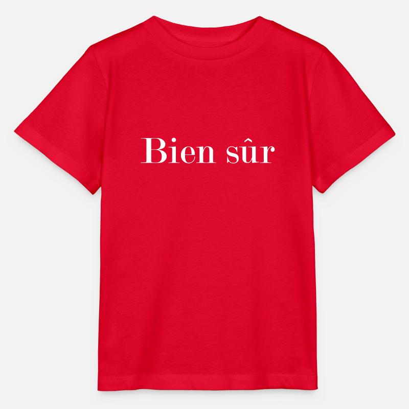 Bien sûr - T-shirt bio MINI CREATOR Stanley/Stella Enfant - rouge