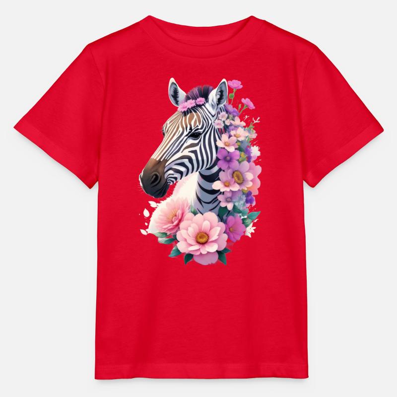 Zebra - Stanley/Stella Kinder T-Shirt MINI CREATOR - Rot