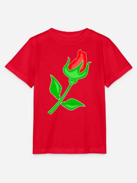 Rose rot - Stanley/Stella Kinder T-Shirt MINI CREATOR  - Rot