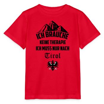 Tirol - Stanley/Stella Kinder T-Shirt MINI CREATOR  - Rot - Vorne - Jaiden (125cm)