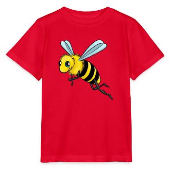 Kleine Biene - Stanley/Stella Kinder T-Shirt MINI CREATOR  - Rot - Vorne - Jaiden (125cm)