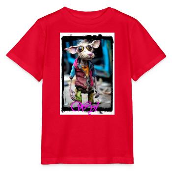 Gutted Gremlin Vintage Charm Punk Doll - Stanley/Stella MINI CREATOR Kids’ T-Shirt - red - Front - Jaiden (125cm)