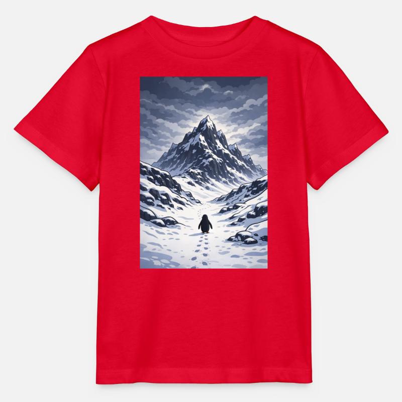 But why Penguin - Stanley/Stella Kinder T-Shirt MINI CREATOR  - Rot