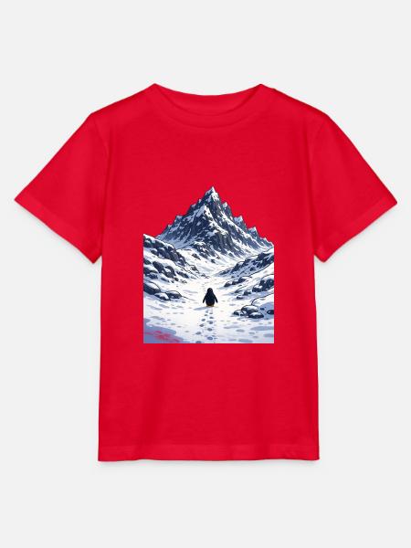 But why Penguin - Stanley/Stella Kinder T-Shirt MINI CREATOR - Rot