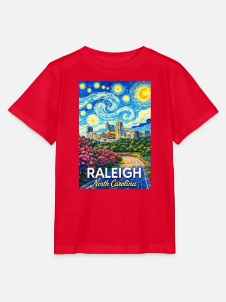 Raleigh North Carolina - Stanley/Stella Kinder T-Shirt MINI CREATOR - Rot