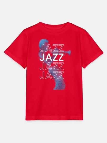 Jazzclub-Poster - Stanley/Stella Kinder T-Shirt MINI CREATOR - Rot