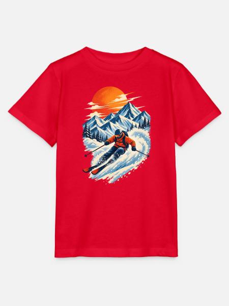 Alpine Powder - Stanley/Stella Kinder T-Shirt MINI CREATOR - Rot