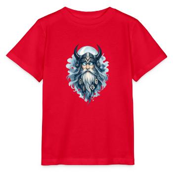 Eisvater Runenhelm - Stanley/Stella Kinder T-Shirt MINI CREATOR  - Rot - Vorne - Jaiden (125cm)