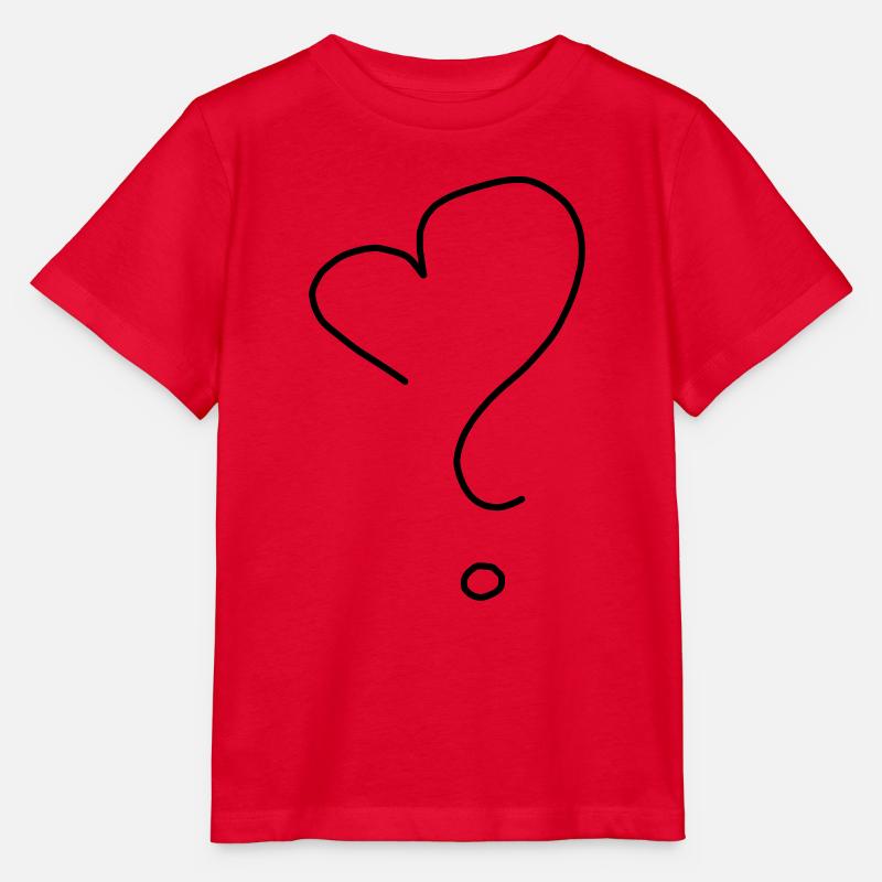 Question du cœur - T-shirt bio MINI CREATOR Stanley/Stella Enfant - rouge