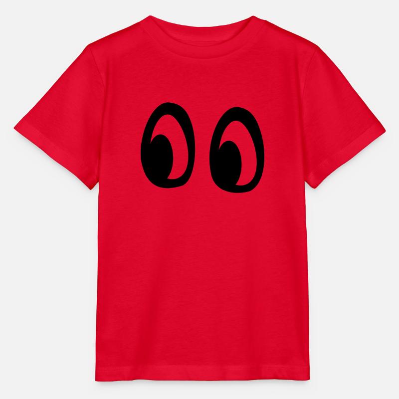 grands yeux - T-shirt bio MINI CREATOR Stanley/Stella Enfant - rouge