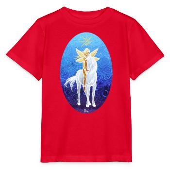 La vie est magique! - Sonja Ariel von Staden - T-shirt bio MINI CREATOR Stanley/Stella Enfant - rouge - Devant - Jaiden (125cm)