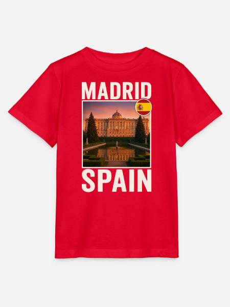 Madrid - Stanley/Stella Kinder T-Shirt MINI CREATOR - Rot