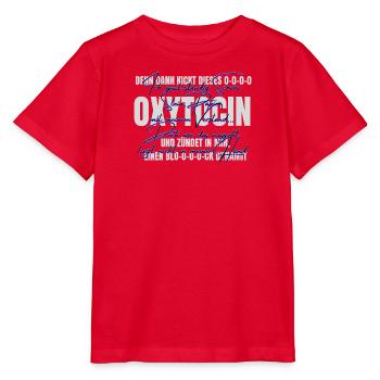 Ich_spiel_staendig_Schere-_Stein-_Papier_mit_m - Stanley/Stella Kinder T-Shirt MINI CREATOR  - Rot - Vorne - Jaiden (125cm)