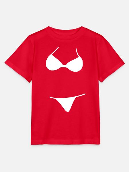 Bikini Logo - Stanley/Stella Kinder T-Shirt MINI CREATOR - Rot
