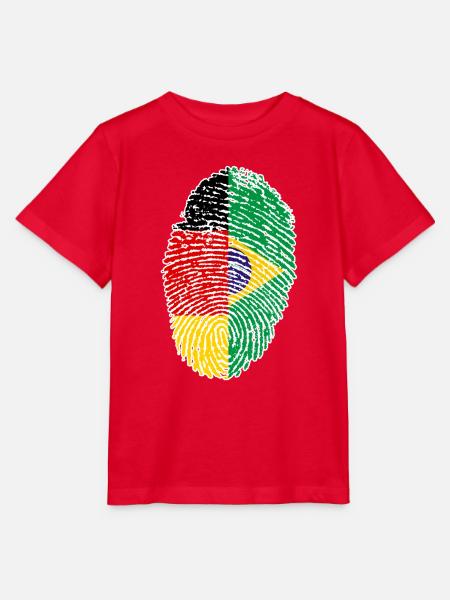 Deutschland und Brasilien - Stanley/Stella Kinder T-Shirt MINI CREATOR - Rot