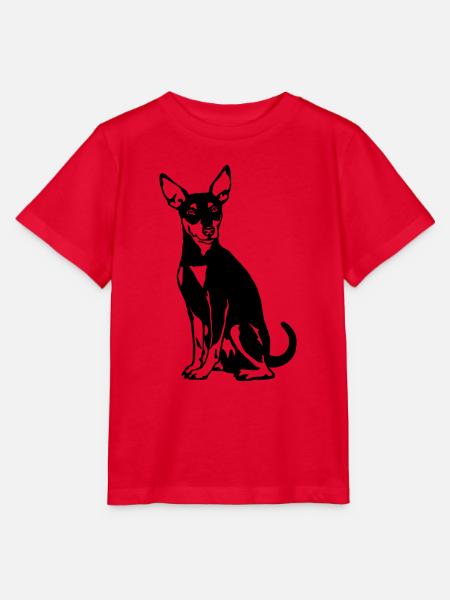 Pinscher - Stanley/Stella Kinder T-Shirt MINI CREATOR  - Rot