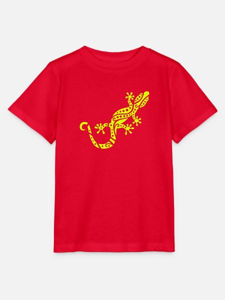 Gecko - Stanley/Stella Kinder T-Shirt MINI CREATOR - Rot