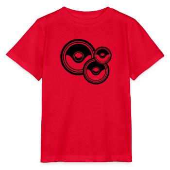 Bass Sound Music Musik Rave - T-shirt bio MINI CREATOR Stanley/Stella Enfant - rouge - Devant - Jaiden (125cm)