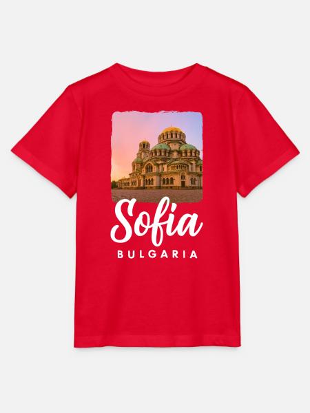 Sofia Bulgarien - Stanley/Stella Kinder T-Shirt MINI CREATOR  - Rot