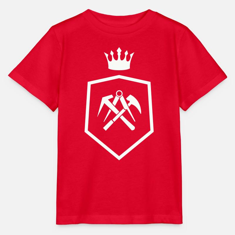 dachdecker wappen - Stanley/Stella Kinder T-Shirt MINI CREATOR  - Rot