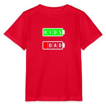 dad kids white - Stanley/Stella MINI CREATOR Kids’ T-Shirt - red - Front - Jaiden (125cm)