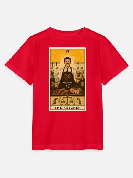 Metzger | Fleischerei Handwerk Tarot - Stanley/Stella Kinder T-Shirt MINI CREATOR - Rot