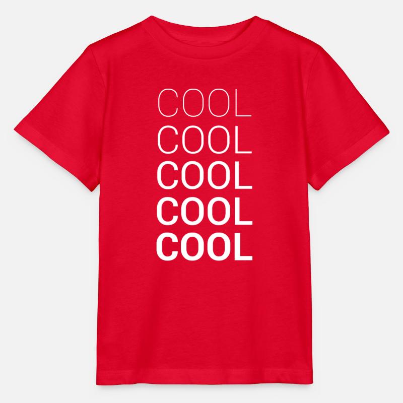 COOL COOL COOL COOL COOL - T-shirt bio MINI CREATOR Stanley/Stella Enfant - rouge