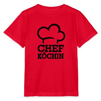 Cuisinier - T-shirt bio MINI CREATOR Stanley/Stella Enfant - rouge - Devant - Jaiden (125cm)