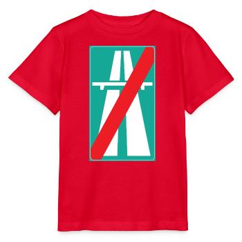 Ende der Autobahn - Stanley/Stella Kinder T-Shirt MINI CREATOR  - Rot - Vorne - Jaiden (125cm)