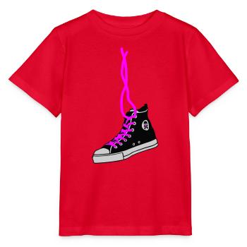 chucks - Stanley/Stella Kinder T-Shirt MINI CREATOR  - Rot - Vorne - Jaiden (125cm)