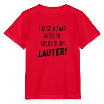 BIN LAUTER - Stanley/Stella Kinder T-Shirt MINI CREATOR  - Rot - Vorne - Jaiden (125cm)
