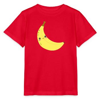 Happy Banane optimal für Kinder - Stanley/Stella Kinder T-Shirt MINI CREATOR  - Rot - Vorne - Jaiden (125cm)