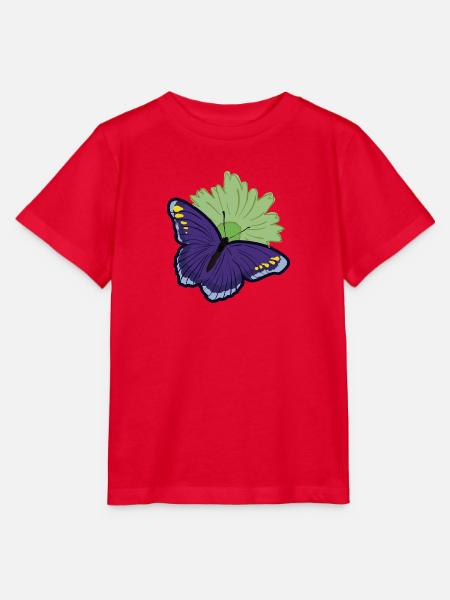 Schmetterling Falter - Stanley/Stella Kinder T-Shirt MINI CREATOR - Rot