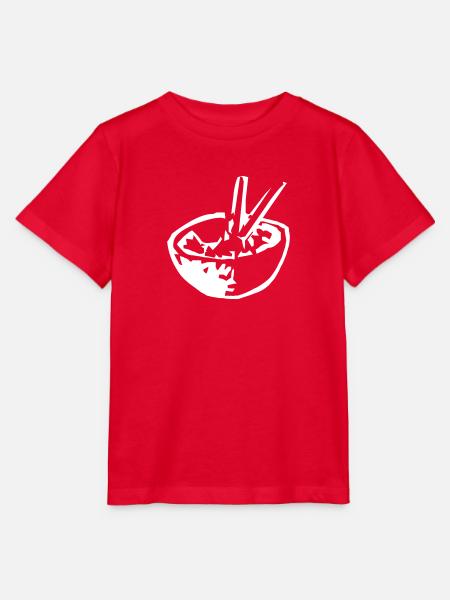 Schuessel mit Essen - Stanley/Stella Kinder T-Shirt MINI CREATOR  - Rot