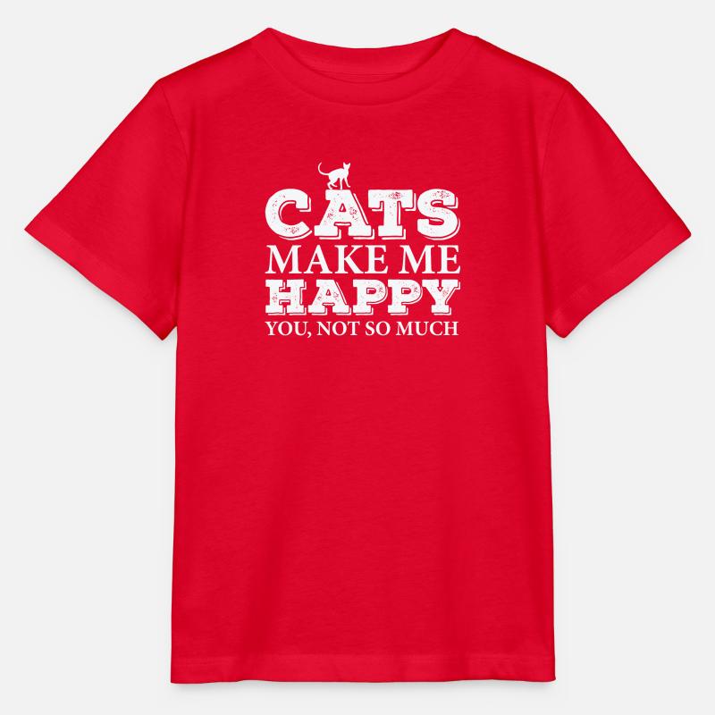 Chat drôle - T-shirt bio MINI CREATOR Stanley/Stella Enfant - rouge