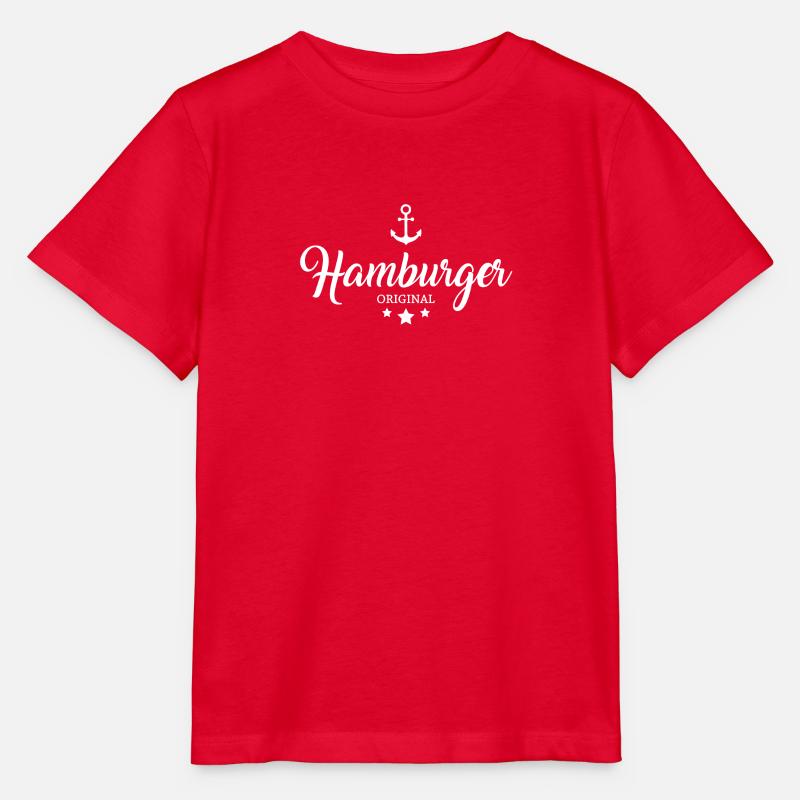 Hamburger - Anker - T-shirt bio MINI CREATOR Stanley/Stella Enfant - rouge